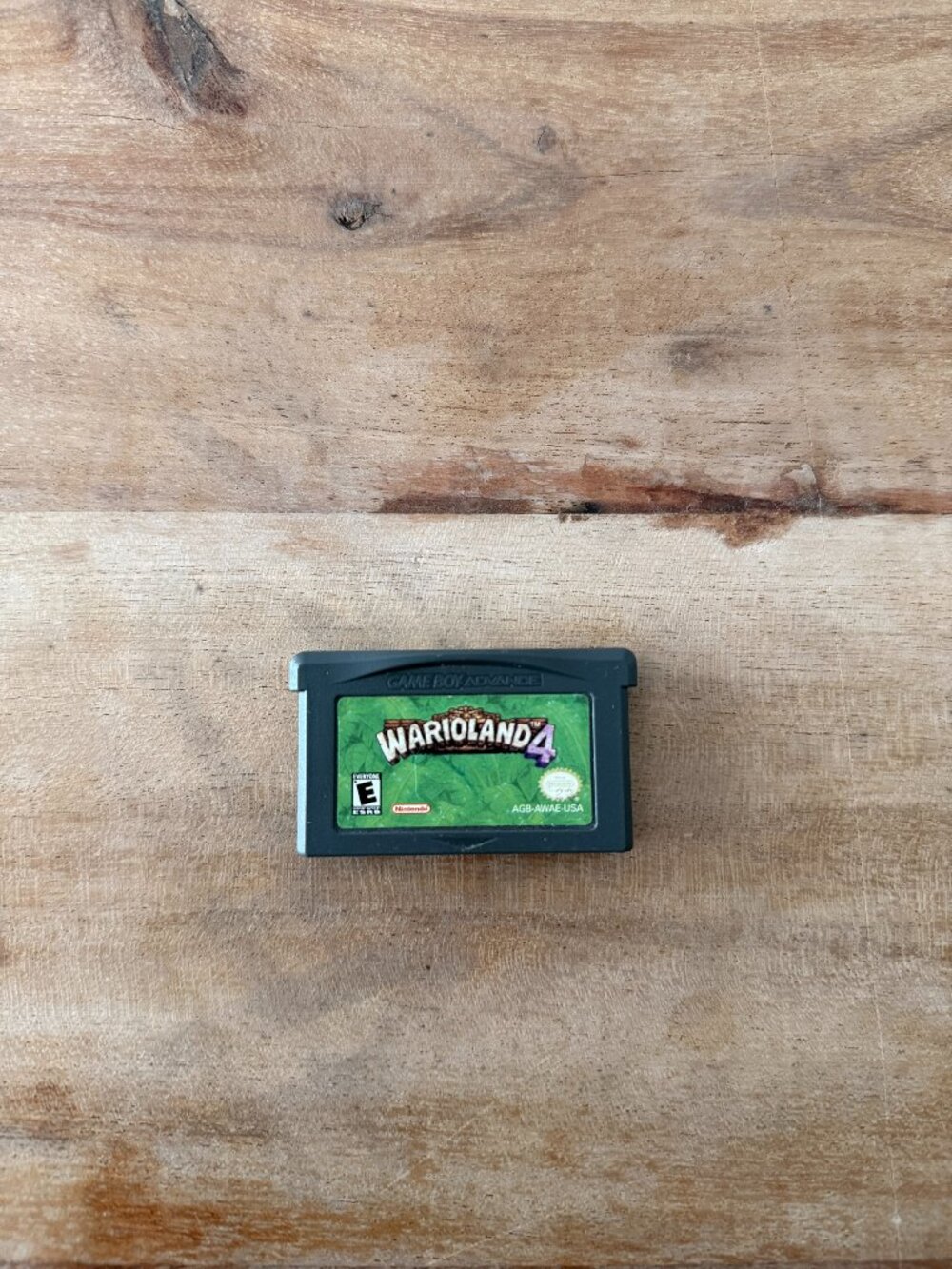 Wario Land 4 (Nintendo Game Boy Advance, 2001) - Game Cartridge